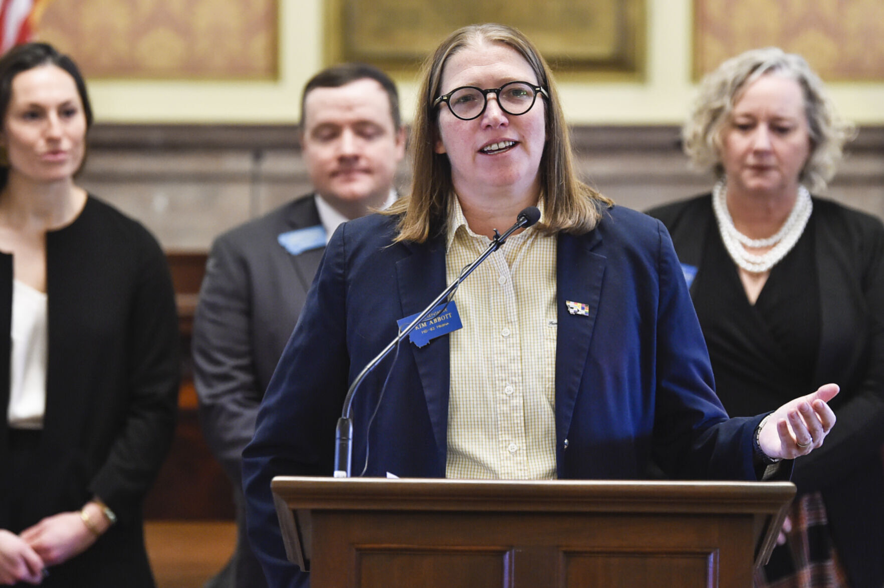 Rep. Kim Abbott, D-Helena,